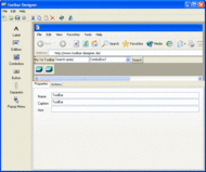 Toolbar Designer screenshot